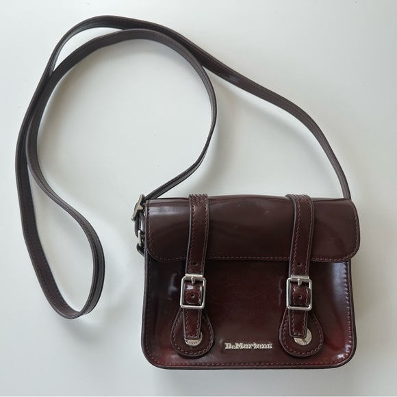 Dr. Martens Handbags - dr martens 7 inch satchel bag cherry